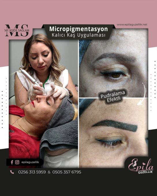 Nazilli - Microblading 3D Kıl Tekniği Kalıcı Kaş Kontürü