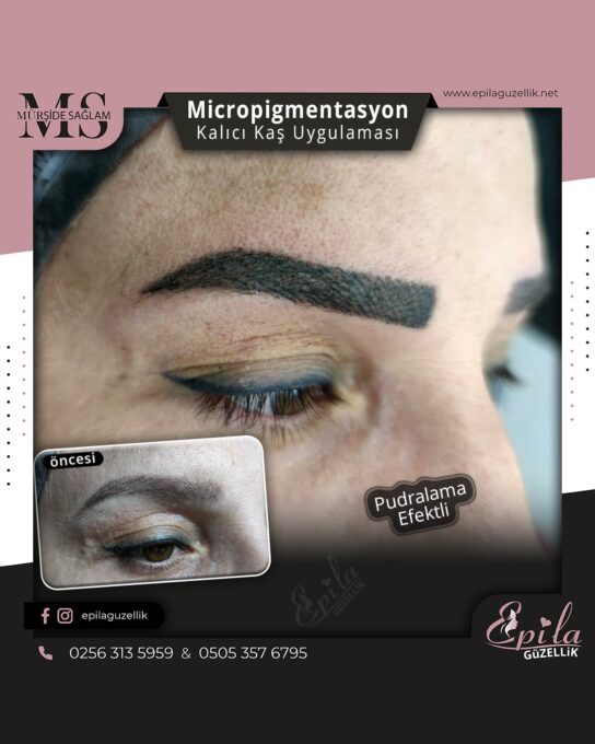 Nazilli - Microblading 3D Kıl Tekniği Kalıcı Kaş Kontürü