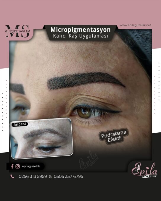 Nazilli - Microblading 3D Kıl Tekniği Kalıcı Kaş Kontürü