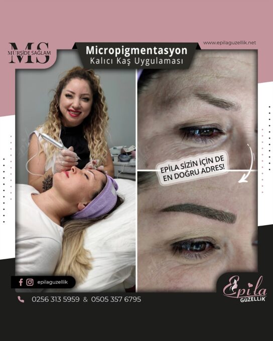 Nazilli - Microblading 3D Kıl Tekniği Kalıcı Kaş Kontürü