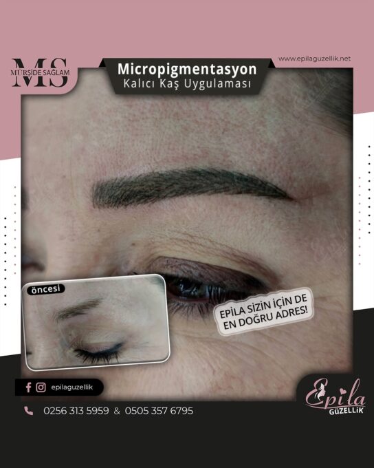 Nazilli - Microblading 3D Kıl Tekniği Kalıcı Kaş Kontürü