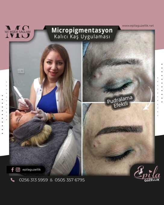 Nazilli - Microblading 3D Kıl Tekniği Kalıcı Kaş Kontürü