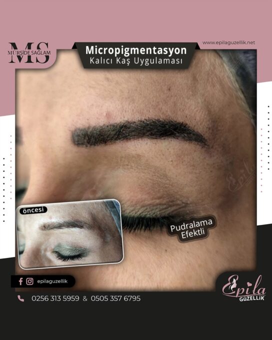 Nazilli - Microblading 3D Kıl Tekniği Kalıcı Kaş Kontürü