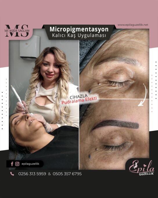 Nazilli - Microblading 3D Kıl Tekniği Kalıcı Kaş Kontürü