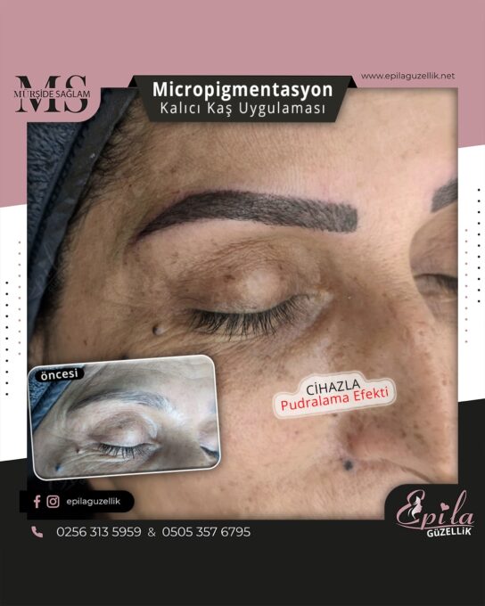 Nazilli - Microblading 3D Kıl Tekniği Kalıcı Kaş Kontürü