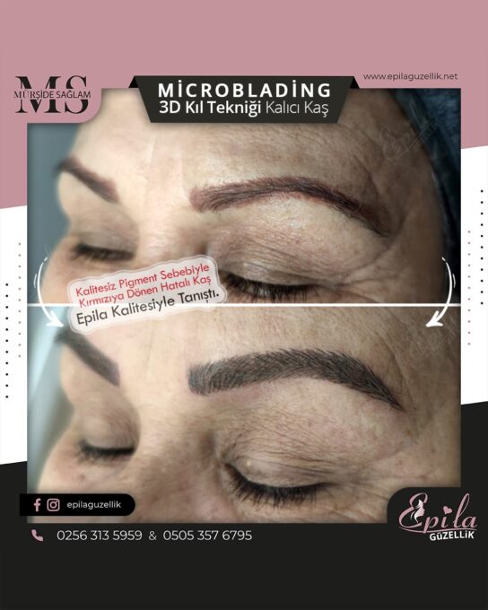 Nazilli - Microblading 3D Kıl Tekniği Kalıcı Kaş Kontürü