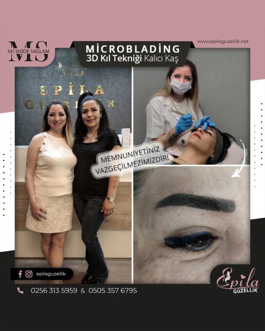 Nazilli - Microblading 3D Kıl Tekniği Kalıcı Kaş Kontürü