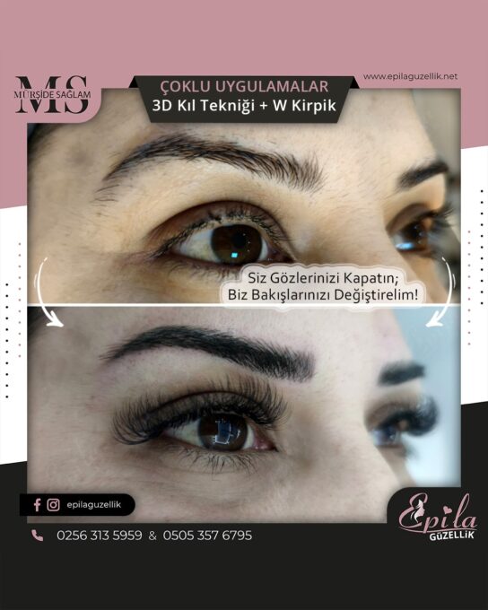 Nazilli - Microblading 3D Kıl Tekniği Kalıcı Kaş Kontürü