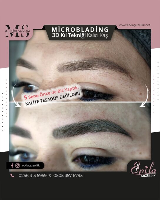 Nazilli - Microblading 3D Kıl Tekniği Kalıcı Kaş Kontürü