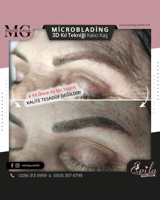 Nazilli - Microblading 3D Kıl Tekniği Kalıcı Kaş Kontürü