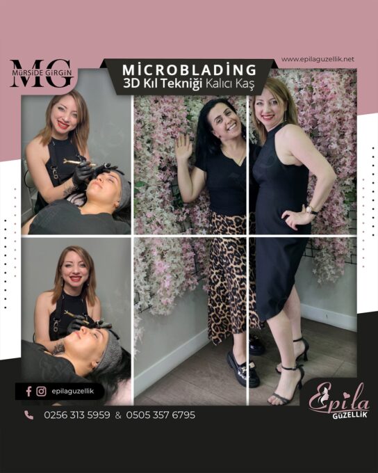 Nazilli - Microblading 3D Kıl Tekniği Kalıcı Kaş Kontürü