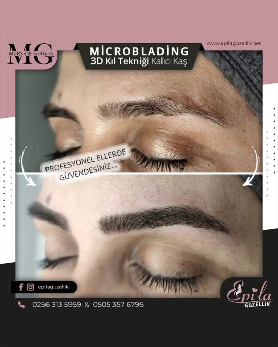 Nazilli - Microblading 3D Kıl Tekniği Kalıcı Kaş Kontürü