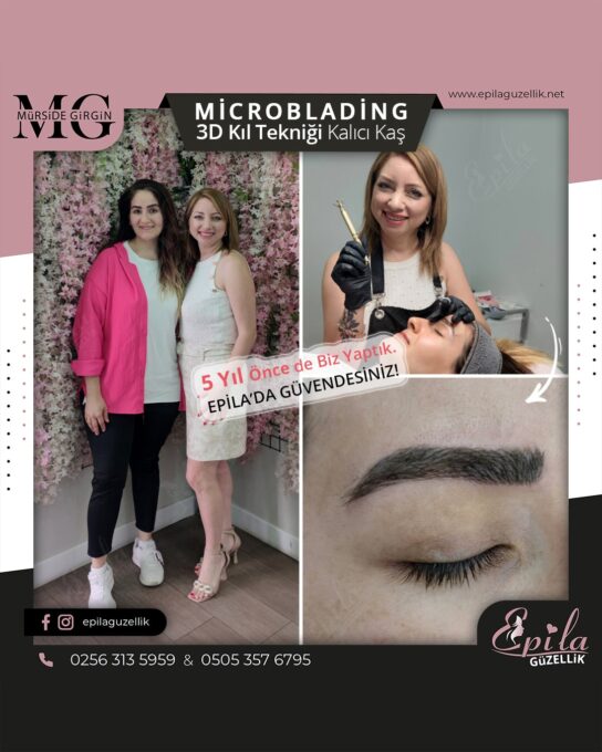 Nazilli - Microblading 3D Kıl Tekniği Kalıcı Kaş Kontürü