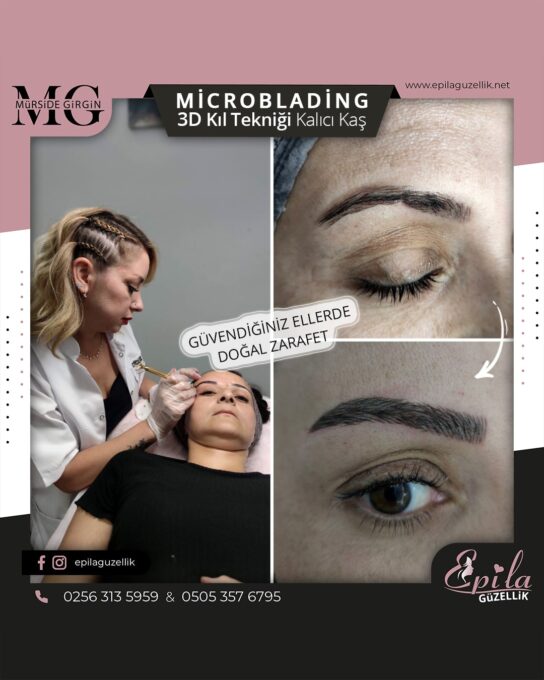 Nazilli - Microblading 3D Kıl Tekniği Kalıcı Kaş Kontürü