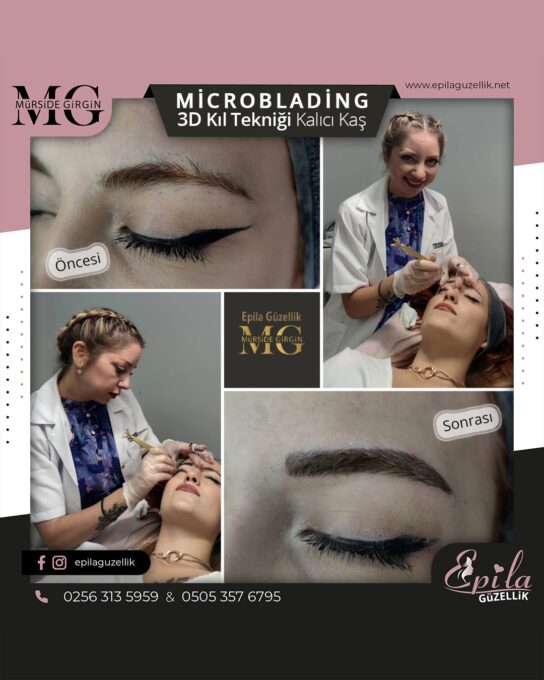 Nazilli - Microblading 3D Kıl Tekniği Kalıcı Kaş Kontürü