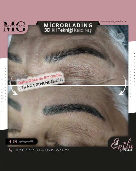 Nazilli - Microblading 3D Kıl Tekniği Kalıcı Kaş Kontürü