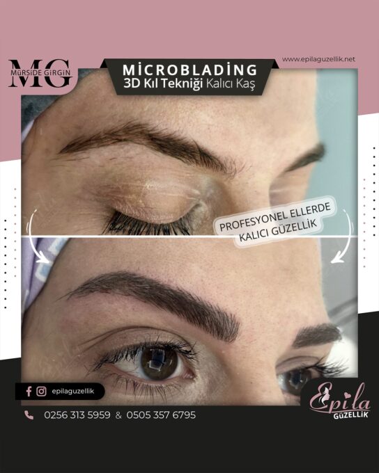 Nazilli - Microblading 3D Kıl Tekniği Kalıcı Kaş Kontürü