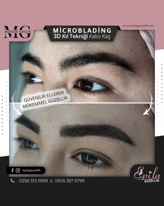 Nazilli - Microblading 3D Kıl Tekniği Kalıcı Kaş Kontürü