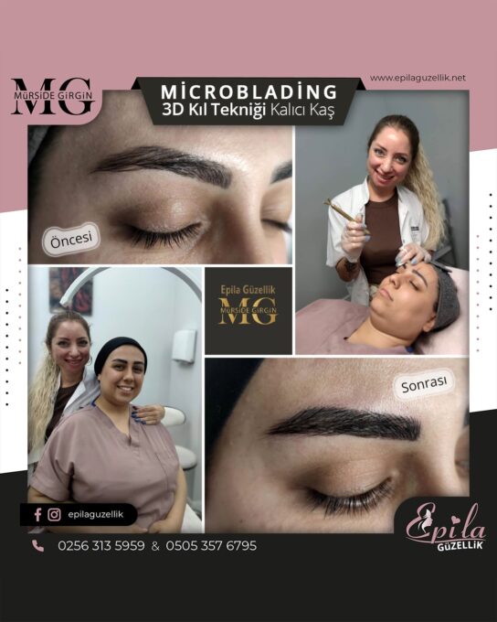 Nazilli - Microblading 3D Kıl Tekniği Kalıcı Kaş Kontürü