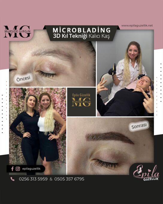 Nazilli - Microblading 3D Kıl Tekniği Kalıcı Kaş Kontürü