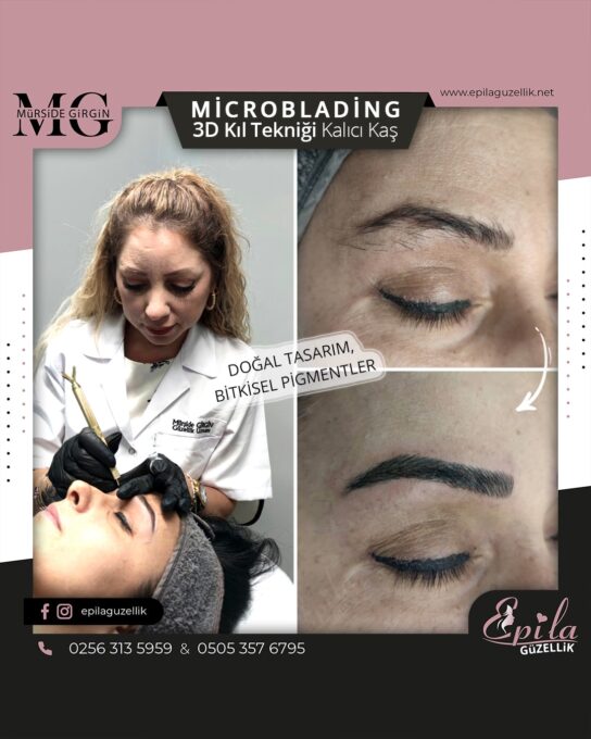 Nazilli - Microblading 3D Kıl Tekniği Kalıcı Kaş Kontürü