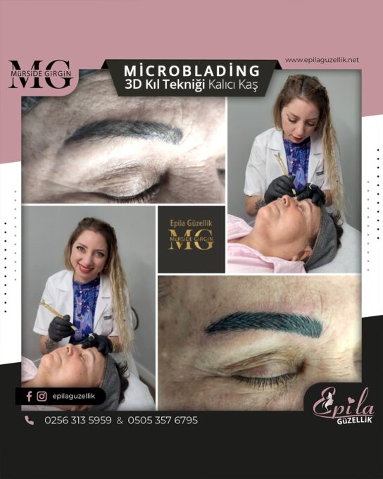 Nazilli - Microblading 3D Kıl Tekniği Kalıcı Kaş Kontürü