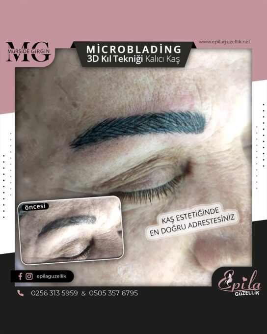 Nazilli - Microblading 3D Kıl Tekniği Kalıcı Kaş Kontürü