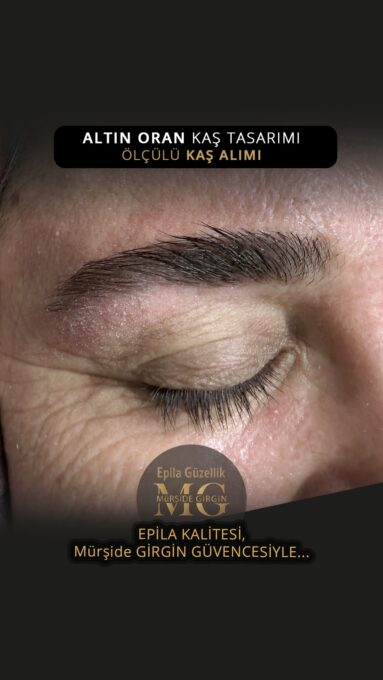 Nazilli - Ölçülü Profesyonei Kaş Alımı, Altın Oran Kaş Tasarımı