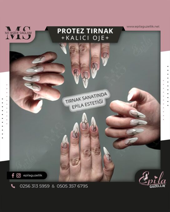 Nazilli - Protez Tırnak - Jel Tırnak - Kalıcı Oje - Kalıcı French - NailArt