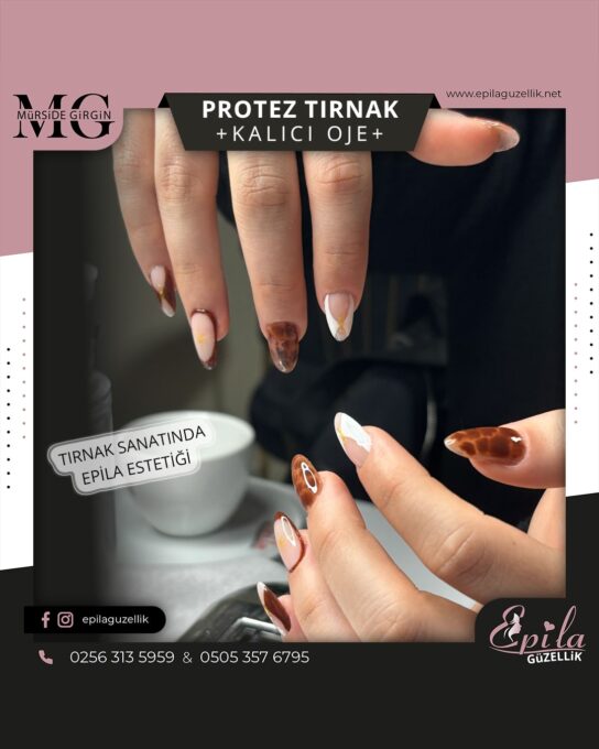 Nazilli - Protez Tırnak - Kalıcı Oje - Kalıcı French