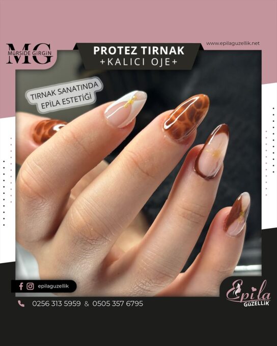Nazilli - Protez Tırnak - Kalıcı Oje - Kalıcı French
