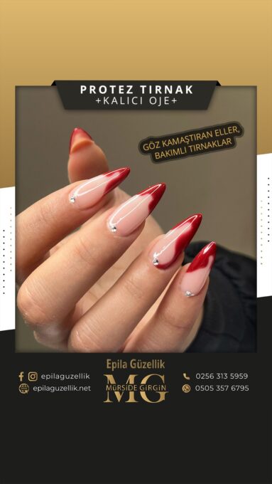 Nazilli - Protez Tırnak - Kalıcı Oje - Kalıcı French