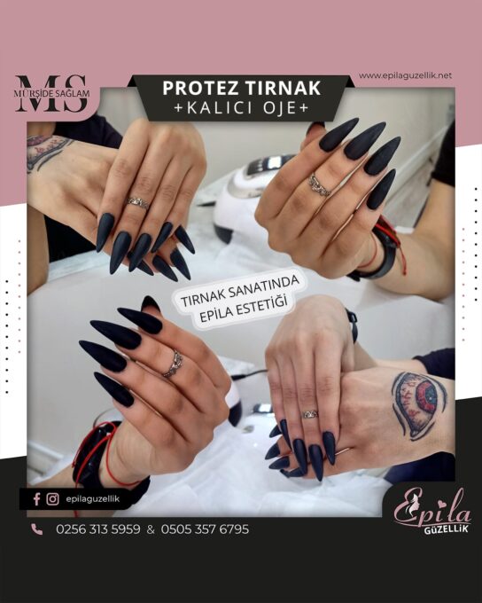 Nazilli - Protez Tırnak - Jel Tırnak - Kalıcı Oje - Kalıcı French - NailArt