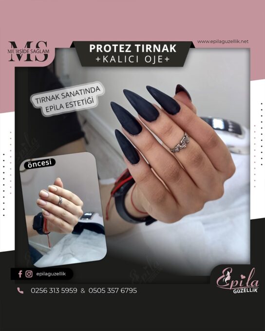 Nazilli - Protez Tırnak - Jel Tırnak - Kalıcı Oje - Kalıcı French - NailArt