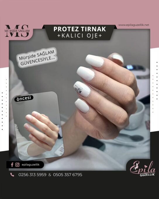 Nazilli - Protez Tırnak - Jel Tırnak - Kalıcı Oje - Kalıcı French - NailArt