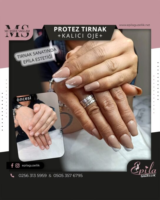 Nazilli - Protez Tırnak - Jel Tırnak - Kalıcı Oje - Kalıcı French - NailArt