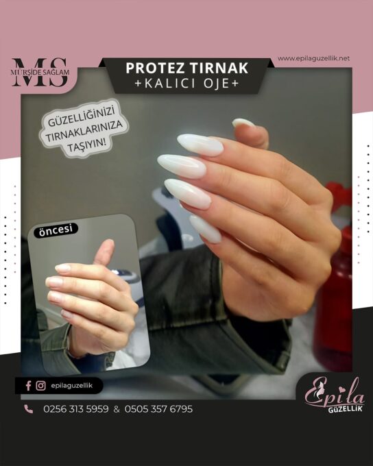 Nazilli - Protez Tırnak - Jel Tırnak - Kalıcı Oje - Kalıcı French - NailArt