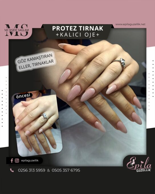 Nazilli - Protez Tırnak - Jel Tırnak - Kalıcı Oje - Kalıcı French - NailArt