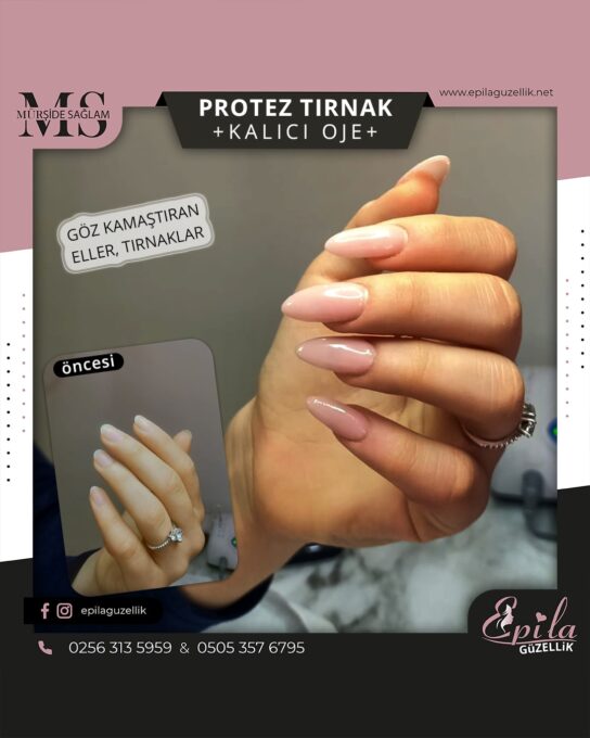 Nazilli - Protez Tırnak - Jel Tırnak - Kalıcı Oje - Kalıcı French - NailArt